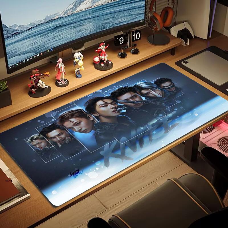 ENHYPEN Color Mouse Pad Large Gaming Table Cushion Non-slip Laptop Tablet Big Mousepad XXL Mat Mini PC Playmat With Lock edge