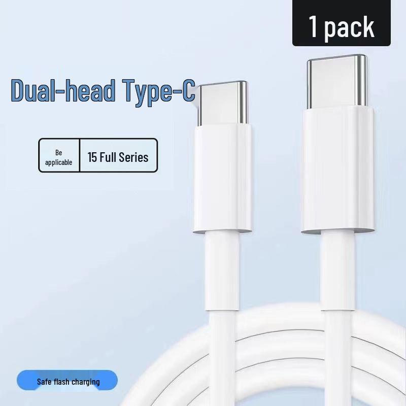 Dual-Port Charger for Apple PD Fast Charging with 16Pro Max Cable Set & Android/iPad Flash Charging