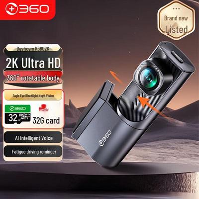 360AI K380 2K Εξαιρετικά Καθαρή Περιστρεφόμενη Κάμερα Ταμπλό (Έκδοση ΣΟ)