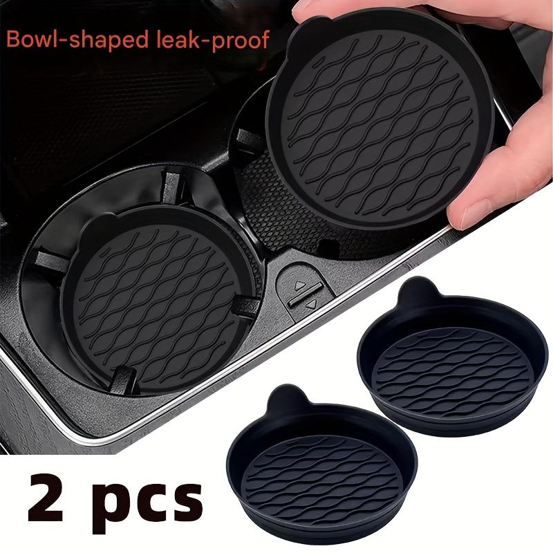 

2pcs Non-slip Car Water Cup Pad Diamond Silicone Mat for Bottle Holder Coaster Auto Interior Anti-skid Cup Holders Thickened