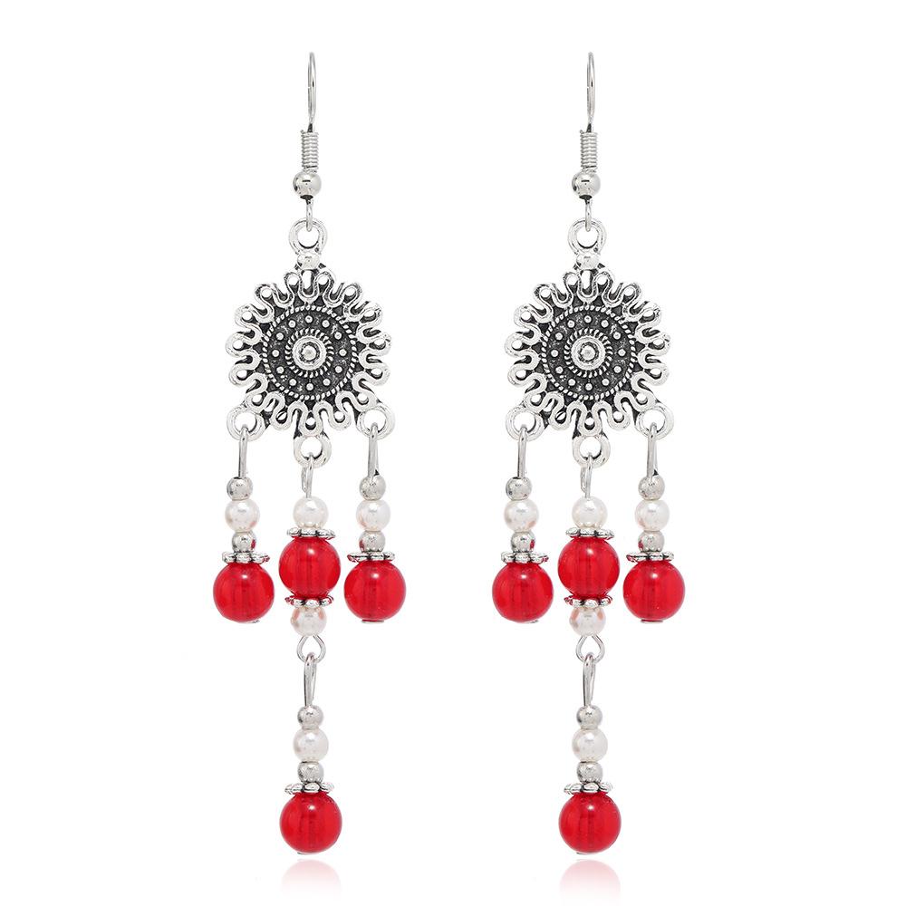 Tocado Hanfu, cadena para la frente con flecos, joyería exótica para el cabello, joyería antigua para la frente, diadema para cejas Miao, mujer.