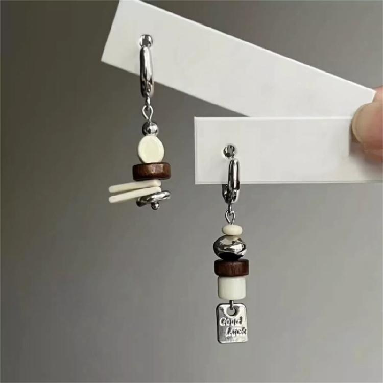 Elegant Black Dog Earrings Fashionable Asymmetrical Black Dog Earrings Accessory Adding Charm To Any Outfit