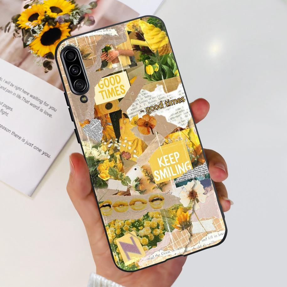 For Samsung Galaxy A90 5G Case Popular Flower Soft Silicon Phone Cover For Samsung A90 5G Fundas A 90 SM-A908N Shockproof Bumper
