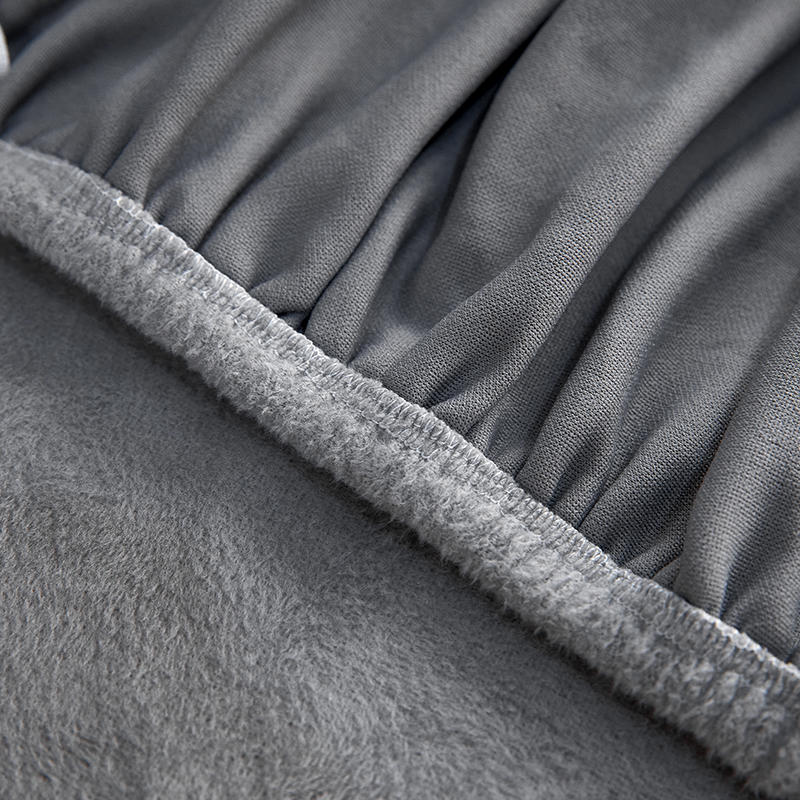 Ensfarget fløyelssofatrekk Sofa Sliptrekk Mykt stoff Stretch Sofa Sliptrekk L Form Hjørne Funda Sofa Elastisk sofatrekk