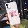Axolotl Boba Milk Tea Hoodies Korean Style Phone Case iPhone 14 13 12 11 Pro Max X Xs Max XR SE2 8 7 6 Plus Fundas Cartoon Cover