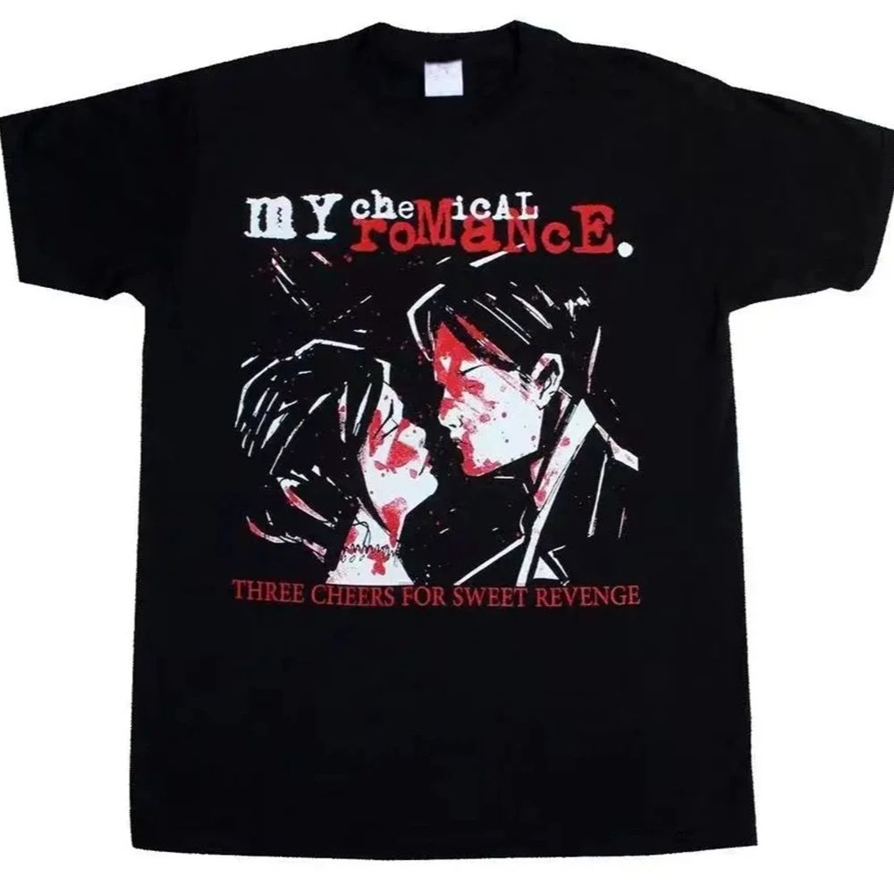 HORKÝ VÝPRODEJ MY CHEMICAL ROMANCE THREE CHEERS FOR SWEET REVENGE Tričko s krátkým rukávem z čisté bavlny s kulatým výstřihem, velkoobchodní tričko 72820