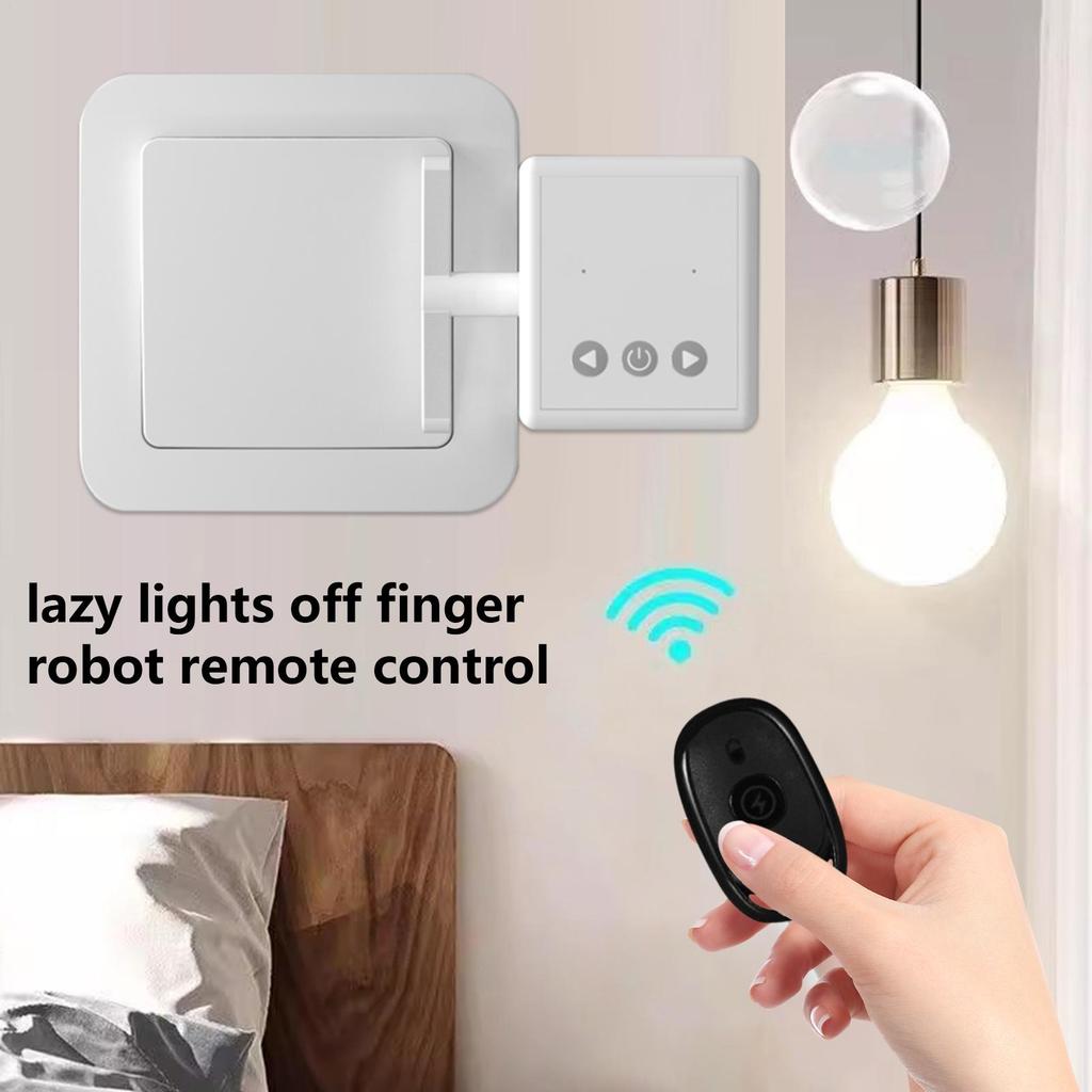 Kabelloser Knopfdrücker Fernbedienung Ohne Verkabelung Automatisches Drücksteuergerät für Schlafzimmerlichter Wohnzimmer