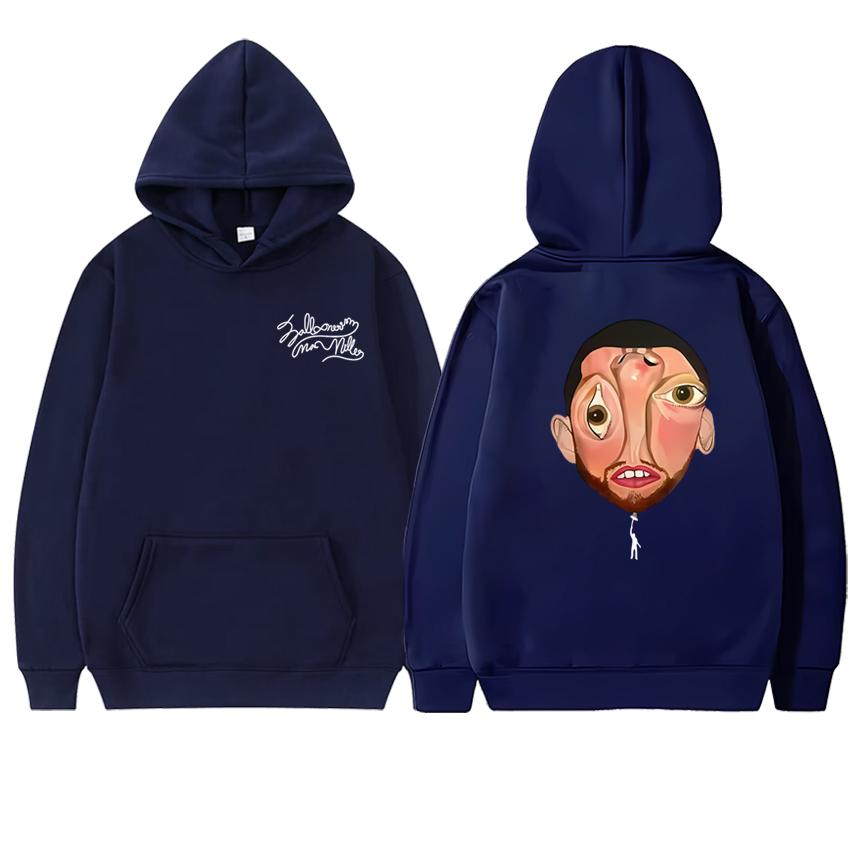 Nové album Macc Miller Balloonerism 2025 Oboustranně potištěná mikina s kapucí Unisex harajuku módní pulovr Pánská dámská fleecová mikina