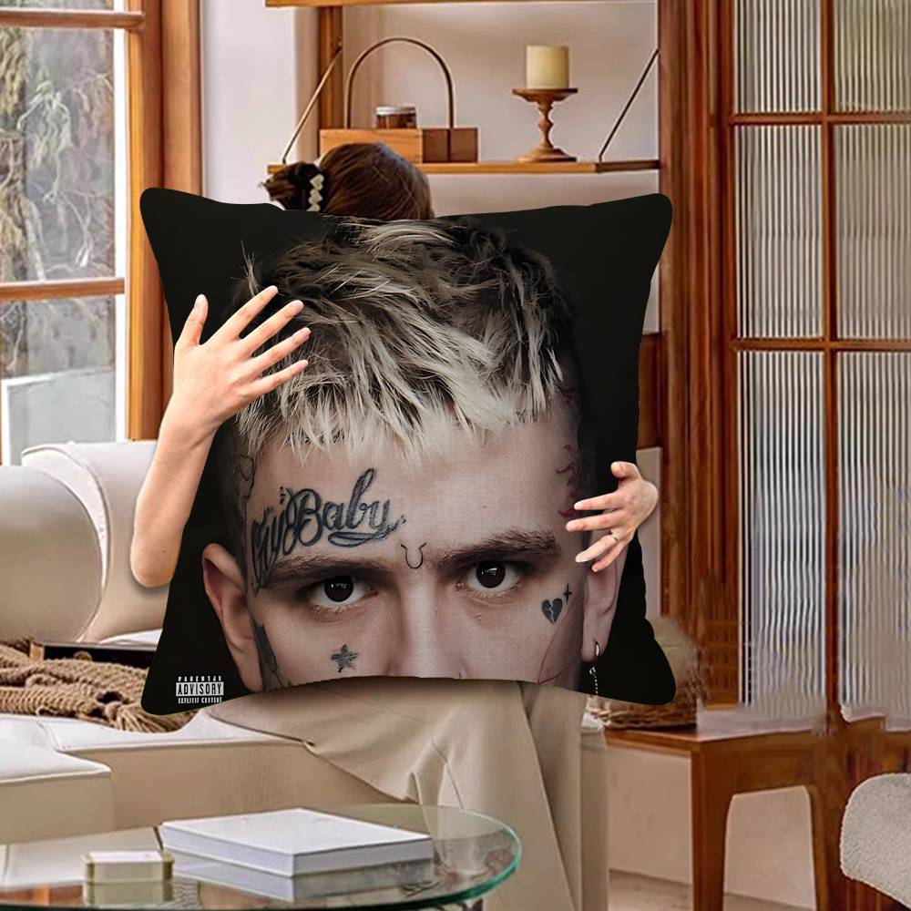 Rapper L-Lil P-Peep Cushion Cover Inches Farmhouse Decor Home Throw Pillow Covers For Couch Decorations