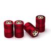 Neutral Cartoon Cat Schrader Valve Stem Caps, Creative Decor Air Nozzle Caps For Car Motorcycle Mountain Road Bicycle