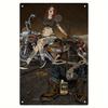 1PC Vintage Motorcycle Metal Tin Sign 8x12 Inch Retro Wall Decor for Living Room Bedroom Kitchen