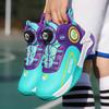Herbst/Winter Leder Kinder Drehverschluss Basketballschuhe Jugend Kinder Sport Basketballschuhe