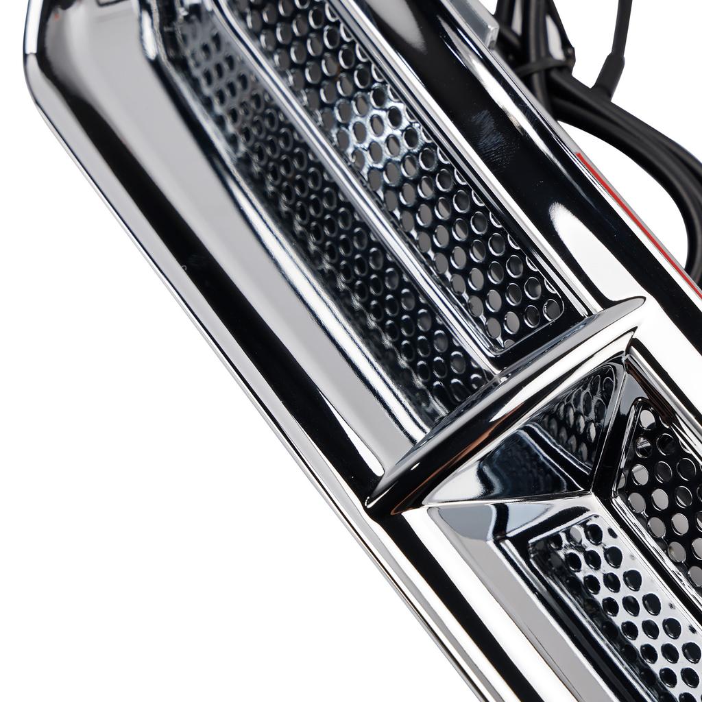 Front Fairing Air Vent LED Light For Touring Street Glide 2014-2024 Chrome