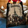 Game B-Blasphemous Throw Flannel Cozy Print Blanket, Portable, Durable Machine Washable Cute Cool