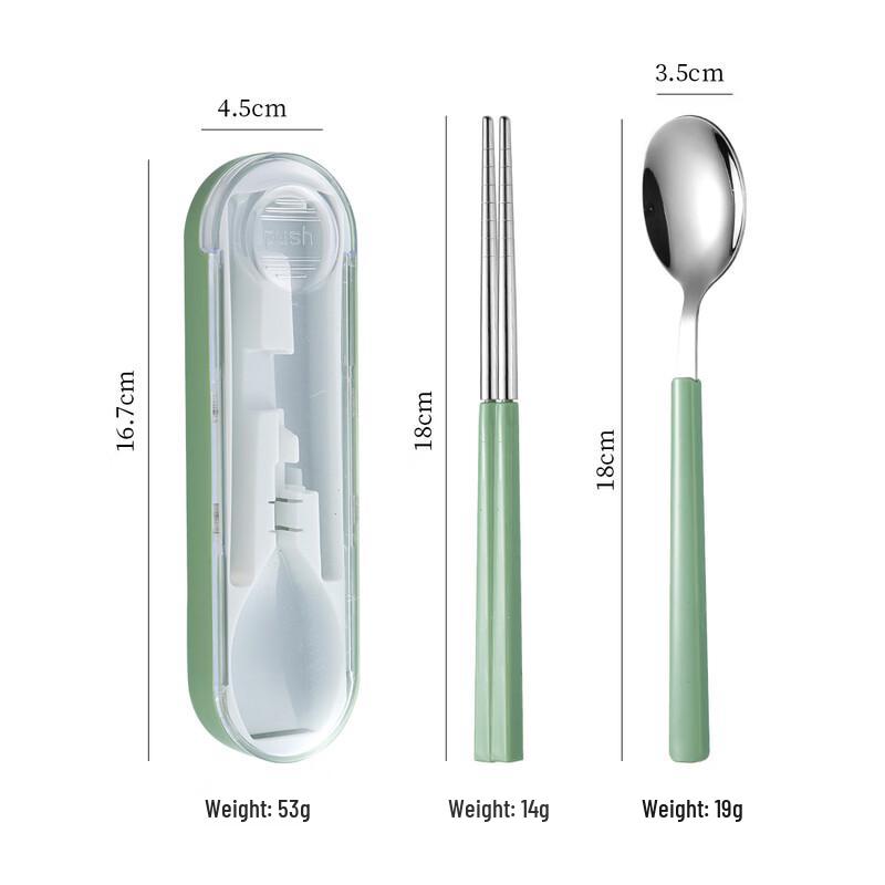 Abay 304 Stainless Steel Portable Cutlery Set