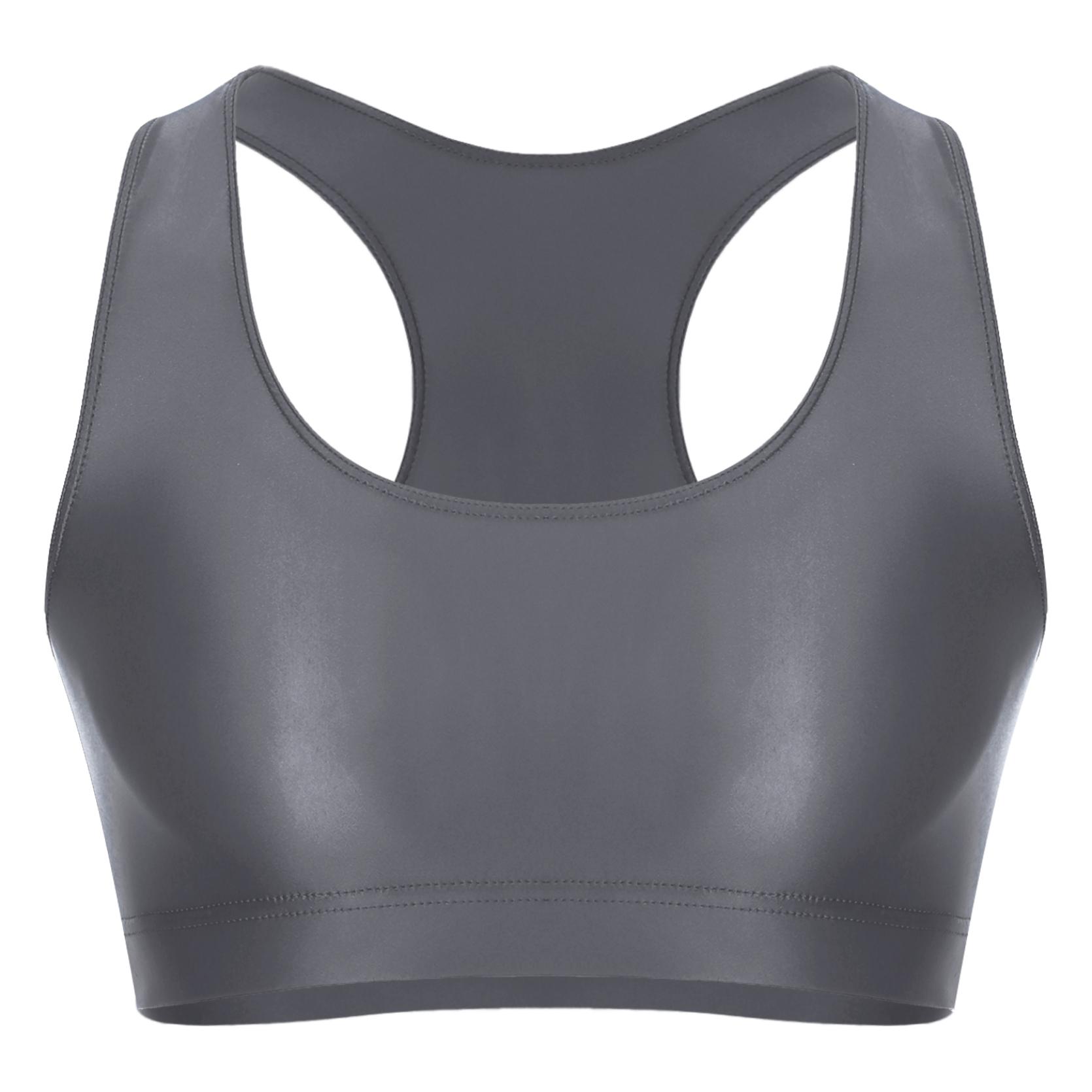 

Мужские масляные блестящие глянцевые майки, сексуальные атласные облегающие укороченные топы, жилет, футболки без рукавов, купальник, спортивный тренажерный зал, майки, клубная одежда XL серый