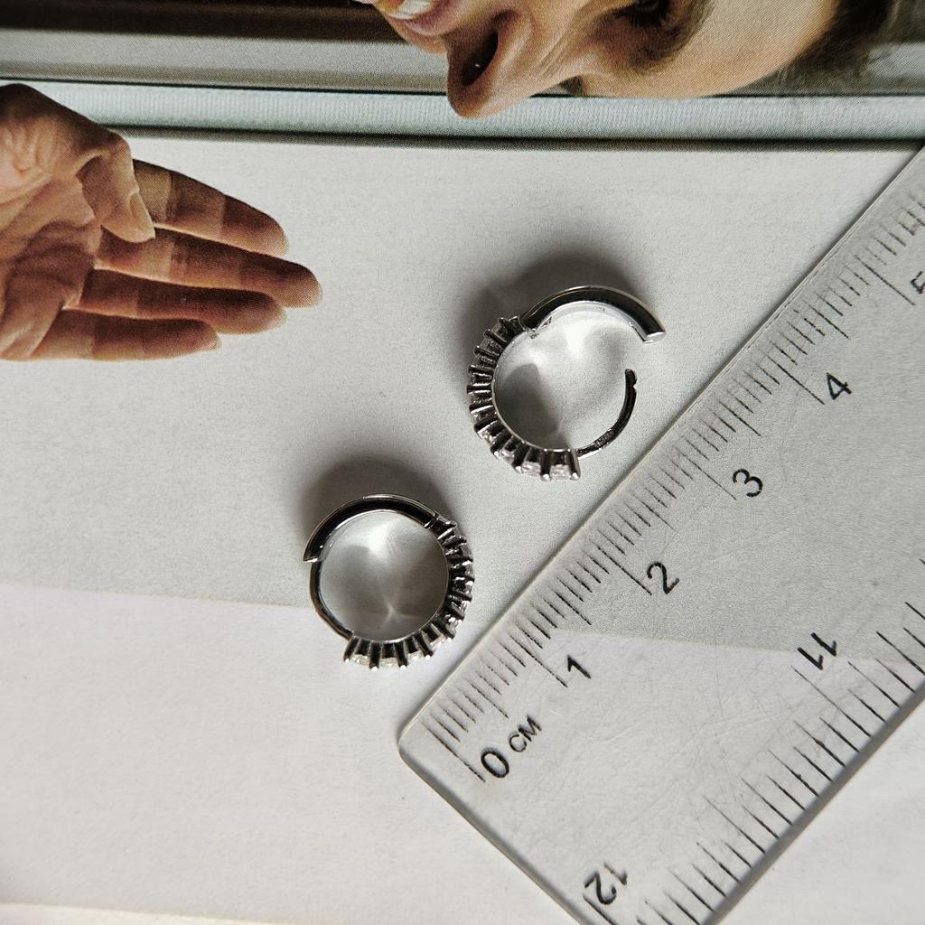 Серебряные серьги с фианитами (2185864)