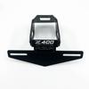 Motorcycle License Plate Holder for Kawasaki Ninja 400 - Universal Short Tail Modification