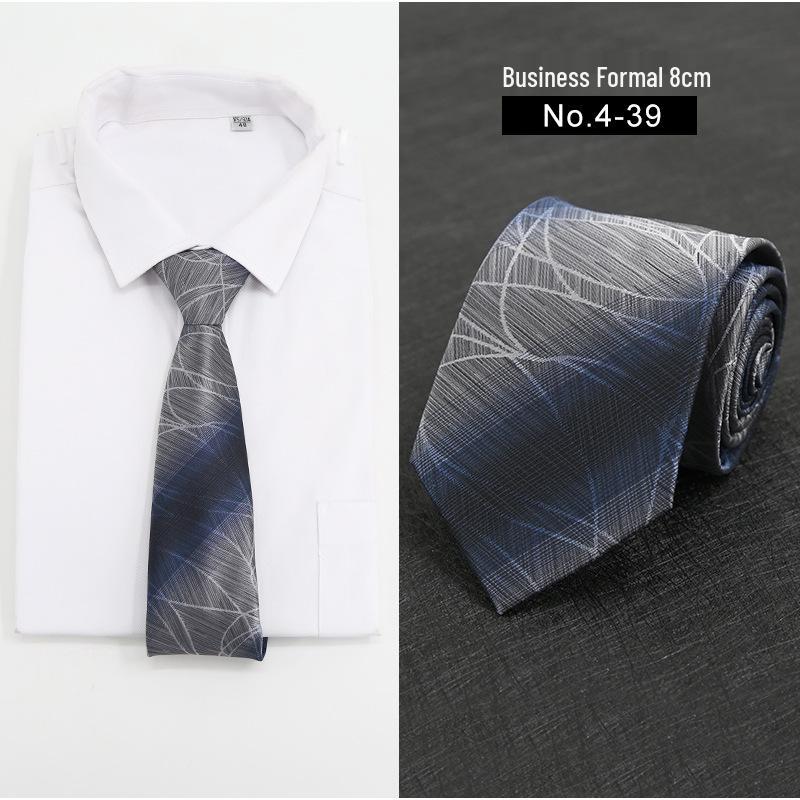 Men's Formal Business Casual Solid or Striped Tie