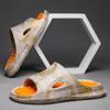 Fashion Original Brand New Style Slippers Men's Sandals Summer Fashion Thick Bottom Anti-slip Slip-on Casual Camouflage Beach Shoes