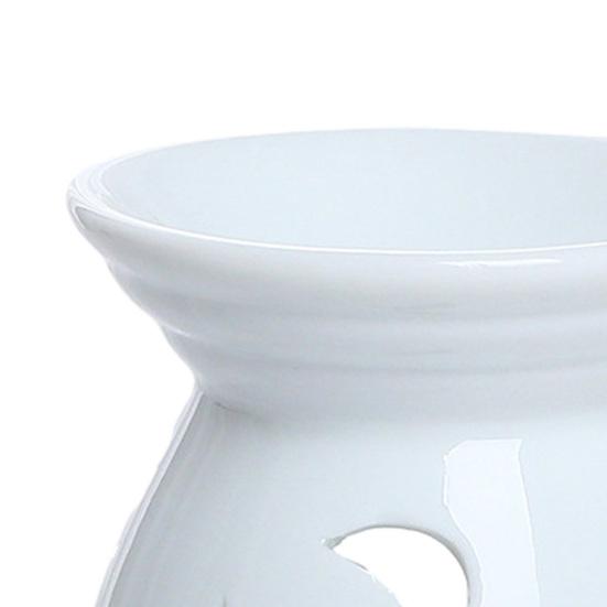 Scalda cera ceramico Diffusore di oli essenziali Portacandela a lumino Piccolo Brucia incenso da scrivania per Decorazione Casa Camera da letto
