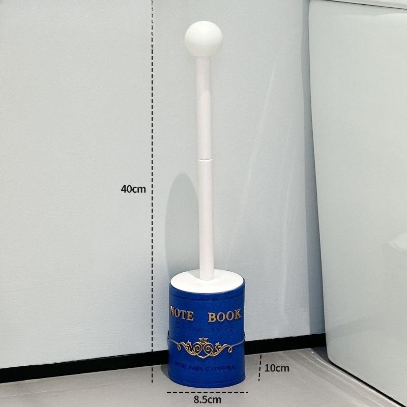 Notebook Shaped Toilet Brush Toilet Cleaning Brush Bathroom Cleaning Tools Long Holder Toilet Brush Wc Home Bathroom Accessories