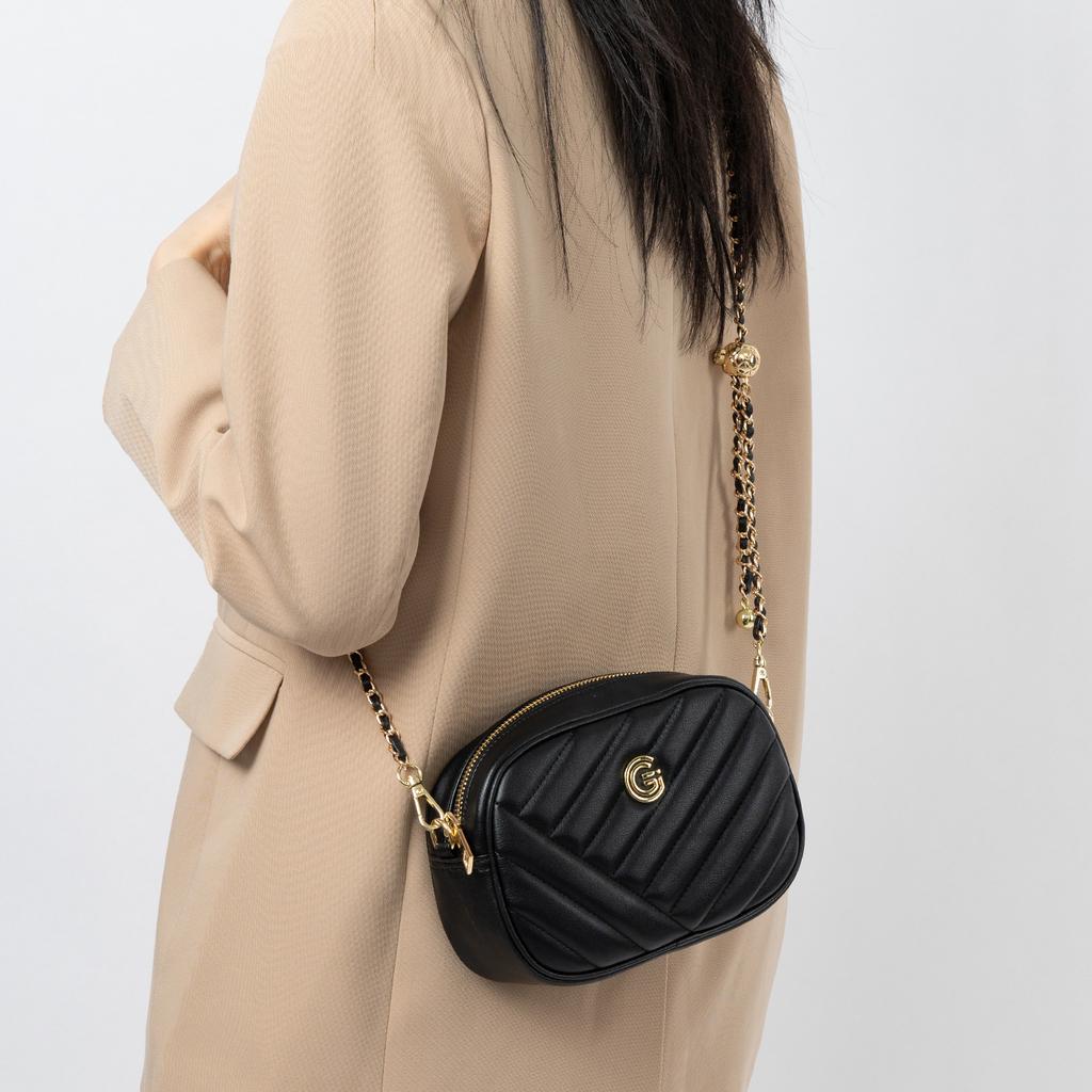 Genuine Leather Diamond-shaped Chain Small Square Bag, Cross-border Fashionable and Versatile Mobile Phone Bag, Single-shoulder Crossbody Women's Bag