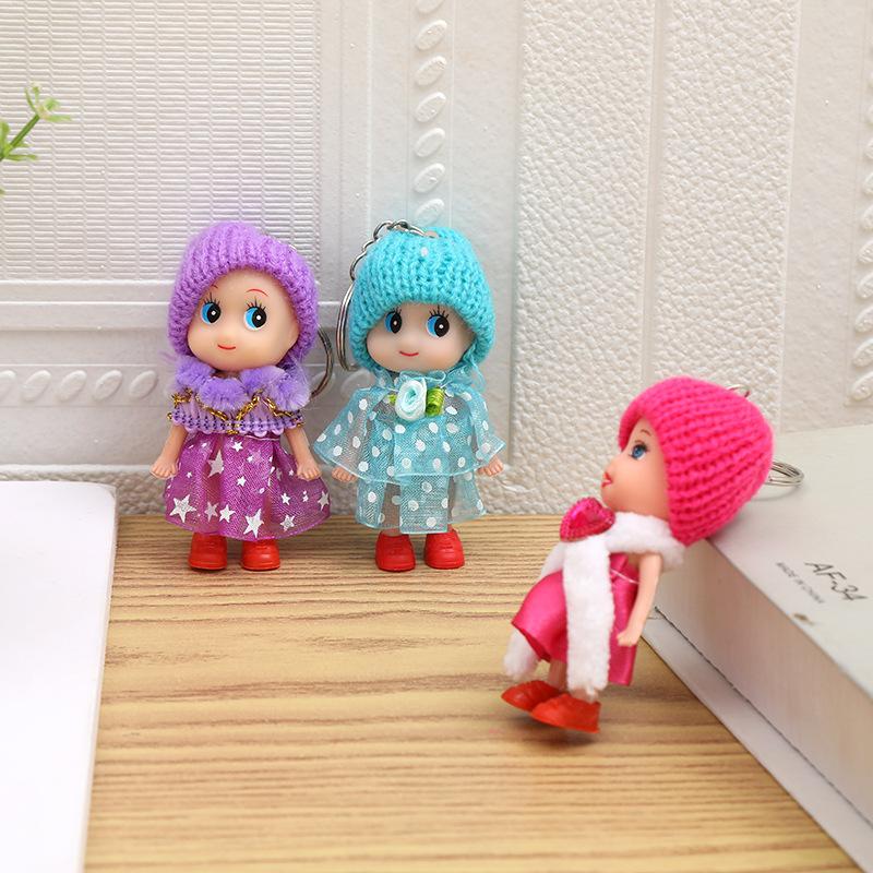 5 Stück 8cm Mini Süße Prinzessinnenpuppe Verwirrte Puppe Schlüsselanhänger Anhänger Korea Verwirrte Puppe Spielzeug Rucksack Dekoration Geburtstagsgeschenke