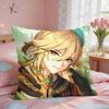 Kaveh Genshin Impact Cushion Cover Square Short Plush Pillow Case Living Room Sofa Home Decor Funda X