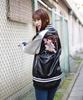 [WESTSEA] Japanese Embroidered Sukajan Jacket, Satin Souvenir Bomber Blouson for Men & Women, Fujin Raijin Thunder God, Black, JP Size M