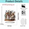2D Acrylic Christmas Ornaments - Creative Holiday Crafts Series