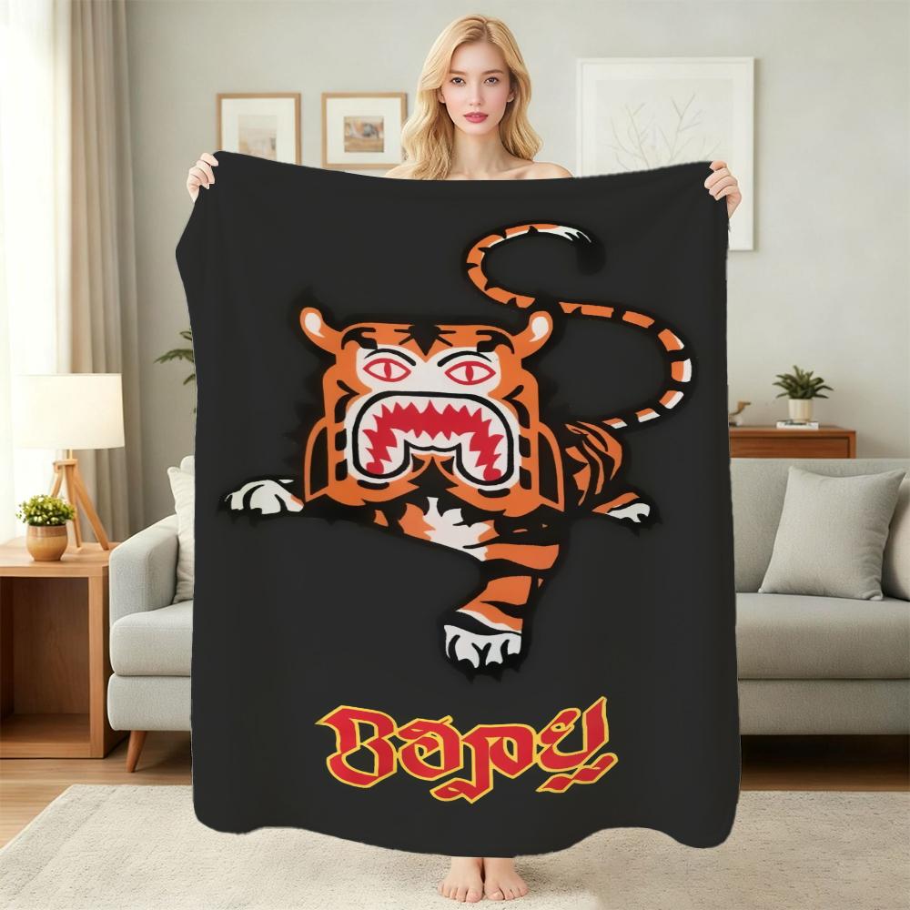 Streetwear Pop Art Collage Blanket Blanket Suitable For All Seasons Nap Blanket Machine Washable Digital Printing