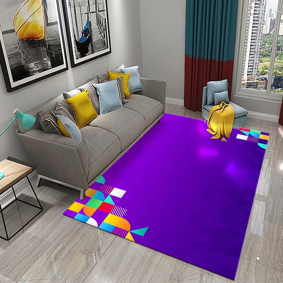 

Geometry Carpet Modern Fashion Rug Geometric Art Rectangle Area Rugs for Adult Yoga Mats Living Room Bedroom Flat Mat Door Mat 40x60cm