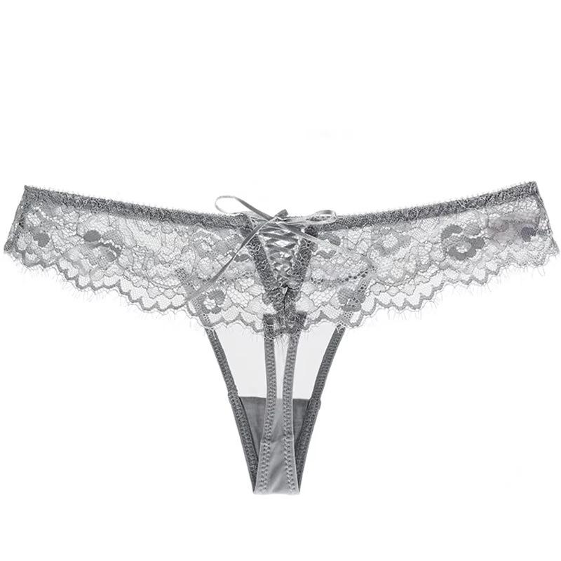 Sexy Lace G-string Women's Large Size Sexy Women's Briefs Ultra-thin Girls' T-pants Pure Low Waist Panties