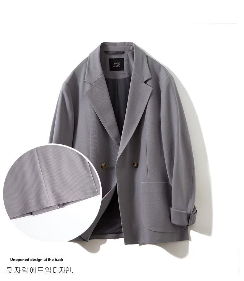 Men's Japanese-Style Loose Korean Suit Jacket - Cool, Handsome & Mature Spring Fashion