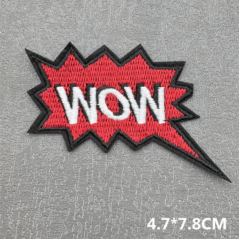 Cartoon Patch Diy Embroidery Patches For Clothing Stripes Badge Letterdice Patches For Jacket Iron On Patch On Clothes
