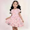 Sanrio New Summer Girls Dress Hello Kitty 3D Printed Fashionable Cartoon Cute Princess Girls Clothes Skirt Party Boys Kitty Cat