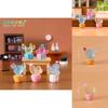 Glow In The Dark Miniature Cactus Resin Figurine Creative Desktop Decoration