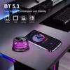 Portable Bluetooth Speaker HECATE G200 RGB Magnetic Speaker BT5.3 Mini Sound Box 6 Hours Playback Phone Holder