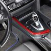 For BMW 3 4 Series F30 F31 F32 F33 F34 F35 F36 F80 2013-19 Real Carbon Fiber Car Gear Shift L Shape Strips Trim Car Accessories
