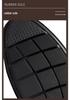 Men's Crocodile Pattern Slip-On Leather Loafers - Large, Versatile, Casual Driving Shoes
