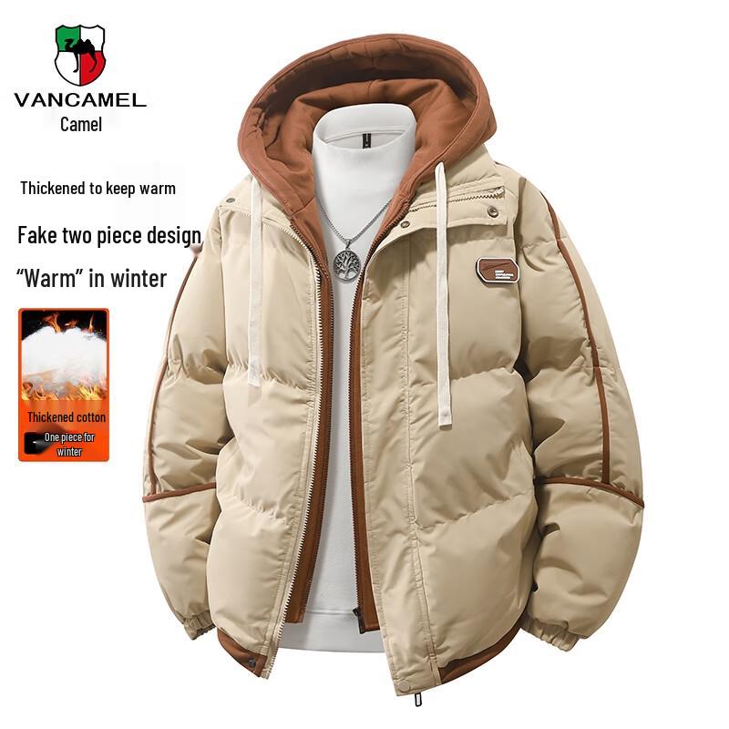 

VANCAMEL Men s Hooded Cotton Winter Jacket 3XL