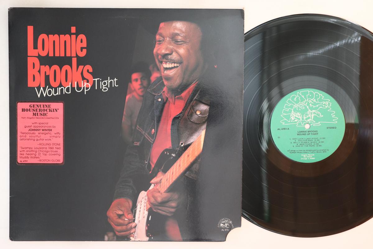 

LP Record LONNIE BROOKS Wound Up Tight AL4751 ALLIGATOR 1986 US Blues Used