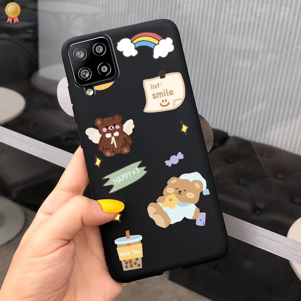 Für Samsung Galaxy A12 A42 Hülle Niedliche Cartoon Weiche Silikon Stoßstange Abdeckung Für SamsungA12 Funda Samsung A12 A42 A 12 42 Handyhülle