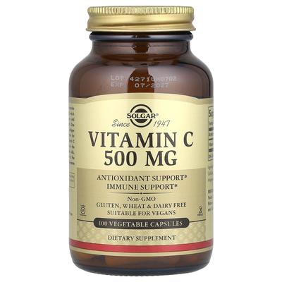 Vitaminas C, 500 mg, 100 daržovių kapsulių