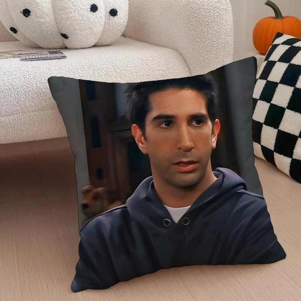 RRoss Geller Cushion Cover Linen Pillow Case Soft Breathable Protective Couch Room Decoration