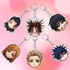 Acryl Schlüsselanhänger für Jjk Choso Kenjaku Toji Fushiguro Nobara Kugisaki Nanami Kento Chibi Version Anime Acryl Schlüsselanhänger Anhänger
