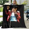 Michael Jackson retro printed blanket Flannel Warm Blanket Soft and Comfortable Blanket picnic blanket bed linings Birthday Gift