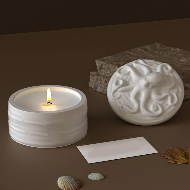 Storage Container Mould Reusable Silicone Octopus Mold For Crafting Decorative Storage Boxes And Unique Resin Home Decoration