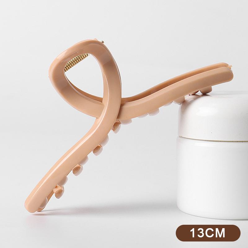 Soft Silicone Hairpin Shark Clip Hairpin Soft Anti-Collision Back Head Clip Anti-Fall Durable Square Keel Clip